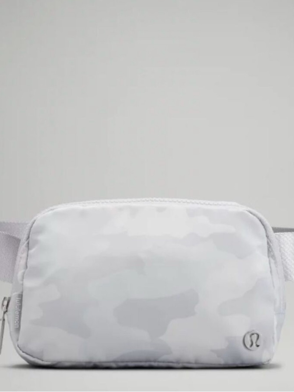 Unisex lululemon athletica Light Gray Camo Everyday Belt Bag Fanny Pack NWT